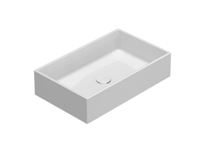 I CLASSICI - FO062 - Single countertop Globothin® washbasin _ Ceramica Globo